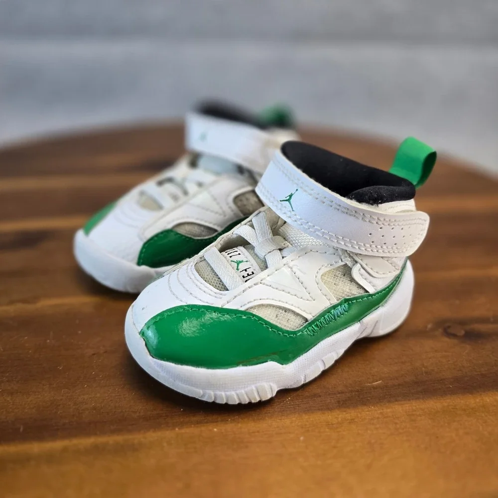 Jordan Jumpman MVP Toddler Lucky Green White DQ8433-130 Size 4C G1
